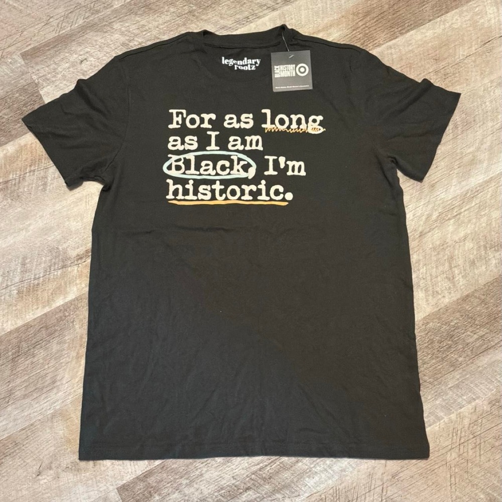 NWT Black History Month Women's Cute Funny Comic Graphic T-Shirt Size 2XL